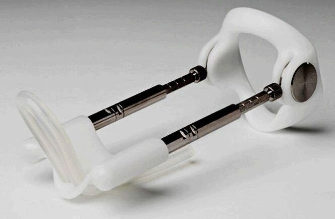 Extender for penis enlargement